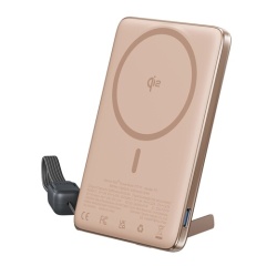 Chargeur pour téléphone mobile Iniu PB MagPro Slim 5k mAh Magnet+USB C Desert Titanium