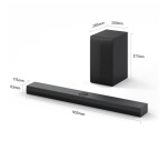 Barre de son Lg S70TY - 3.1.1 ch - Caisson de basse sans-fil - Dediee TV LG QNED