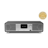 Chaine HiFi Sonoro Système tout-en-un AVATON, Graphite (mat) - argent