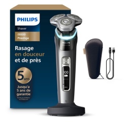 Rasoir électrique Philips XP9202/10 100 % étanche Serie i9000 prestige avec SkinIQ