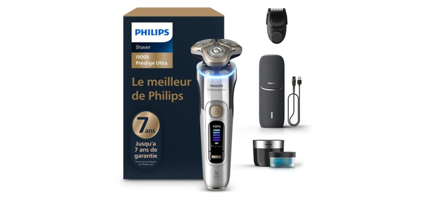 Rasoir électrique Philips XP9404/46 Serie i9000 prestige ultra 100 % étanche avec Skin IQ