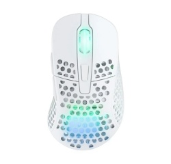 Souris Cherry gaming sans fil XTRFY M4 RGB Wireless Blanc