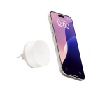 Chargeur pour téléphone mobile Twelve South Prise murale avec charge sans fil MagSafe/Qi2 et port USB C 20W PD integré Blanc
