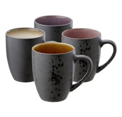 Tasse et Mugs Bitz Set de 4 mugs mix couleurs 30 cl