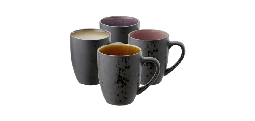 Tasse et Mugs Bitz Set de 4 mugs mix couleurs 30 cl