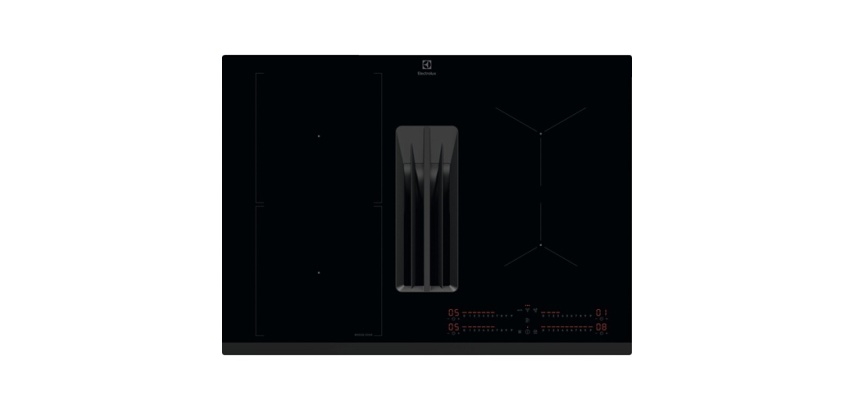 Plaque de cuisson avec hotte intégrée Electrolux KCC73443 + HOTTE INTEGREE