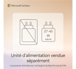 PC Hybride / PC 2 en 1 Microsoft Pack Surface Pro 12'' Ecran Tactile Copilot+ Qualcomm Snapdragon X Plus 16 Go RAM 256 Go SSD Platine + Clavier Surface Pro Azerty