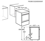 Cuisinière induction Electrolux EKI564224W