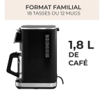 Cafetière filtre Lagrange 529010 Noir inox