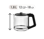 Cafetière filtre Lagrange 529010 Noir inox