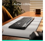 Clavier Logitech sans fil Bluetooth Azerty Signature Slim Solar+ Graphite