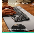 Clavier Logitech sans fil Bluetooth Azerty Signature Slim Solar+ Graphite