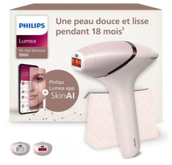 Epilation semi-définitive Philips Lumea série 9900, BRI950/02Epilateur à lumière pulsée sans-fil