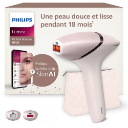 Epilation semi-définitive Philips Lumea série 9900, BRI950/02Epilateur à lumière pulsée sans-fil