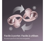 Ecouteurs Shokz TWS CONDUCTION AERIENNE EAR RING OPEN DOTS ONE ROSE
