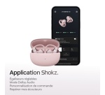 Ecouteurs Shokz TWS CONDUCTION AERIENNE EAR RING OPEN DOTS ONE ROSE