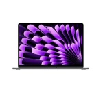 MacBook Apple Air 15" 256 Go SSD 16 Go RAM Puce M3 CPU 8 cœurs GPU 10 cœurs Gris sidéral 2024 Reconditionné