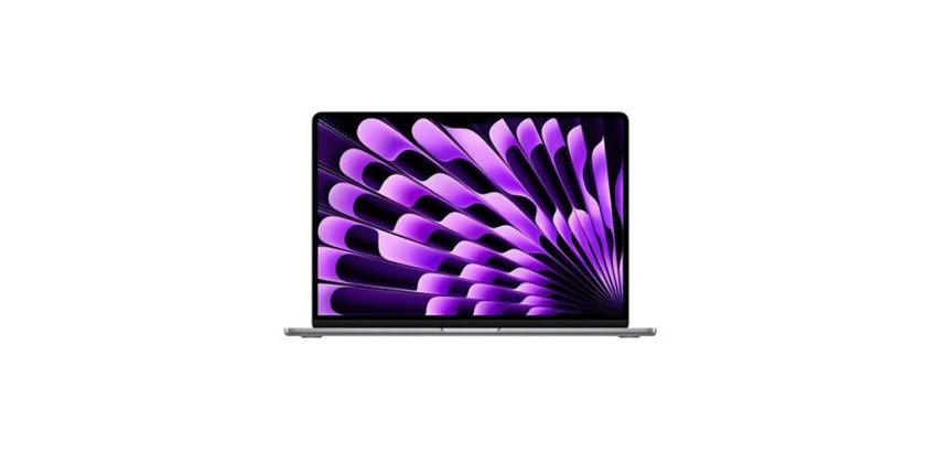 MacBook Apple Air 15" 256 Go SSD 16 Go RAM Puce M3 CPU 8 cœurs GPU 10 cœurs Gris sidéral 2024 Reconditionné