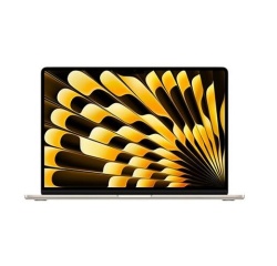 MacBook Apple Air 15" 256 Go SSD 16 Go RAM Puce M3 CPU 8 cœurs GPU 10 cœurs Lumière Stellaire 2024 Reconditionné