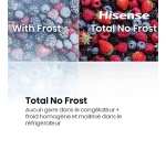 Réfrigérateur congélateur en bas Hisense RB5B250SSWC1 Blanc