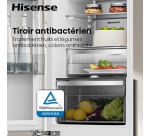 Réfrigérateur congélateur en bas Hisense RB5B250SSWC1 Blanc