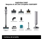 Aspirateur balai Samsung Bespoke AI Jet Lite Complete Gris VS80F28EFP