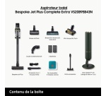 Aspirateur balai Samsung Aspirateur sans-fil Bespoke Jet Plus complete extra - 2 batteries - VS20B95B43N