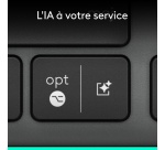 Clavier Logitech sans fil Bluetooth Azerty Signature Slim Solar+ Graphite