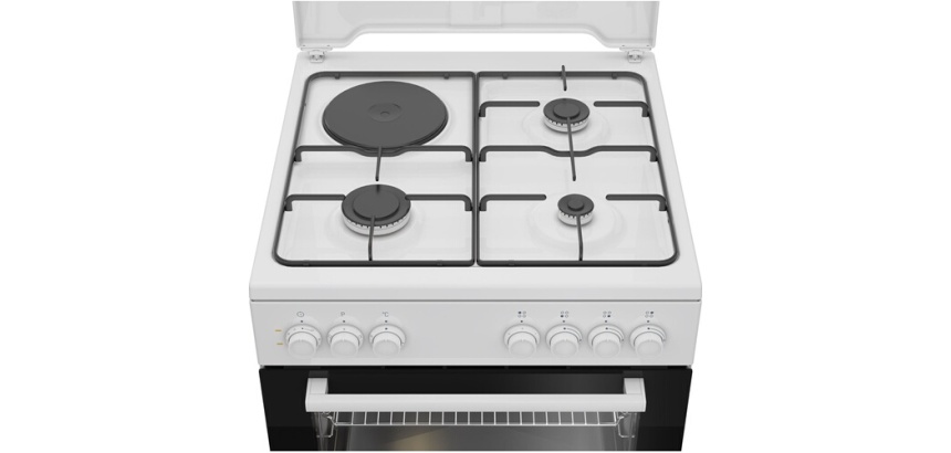 Cuisinière mixte Beko fbs63031wcs