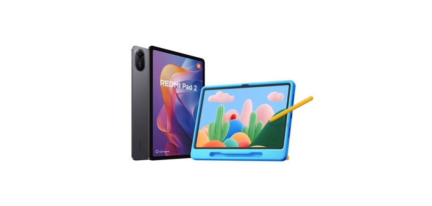Tablette tactile Xiaomi Pack Redmi Pad 2 Play 11" 128 Go Gris + coque et stylet enfant