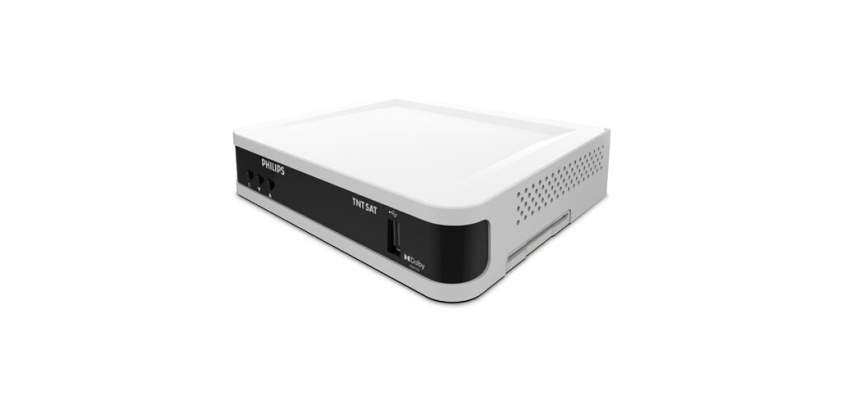 Décodeur TNT par satellite Philips NEOVIUS3 - Carte TNT SAT valable 18 mois