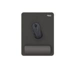 Tapis de souris Fellowes avec repose-poignets Breyta Taille XL Noir