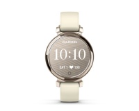 Montre connectée Garmin Lily 2, Cream Gold bracelet silicone blanc coco