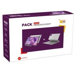 Tablette tactile Lenovo Pack Idea Tab Plus 12,1" 256 Go Gris + Coque de protection avec clavier et stylet