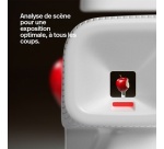 Appareil photo instantané Polaroid Flip + pack de film couleur (8 photos) - Blanc