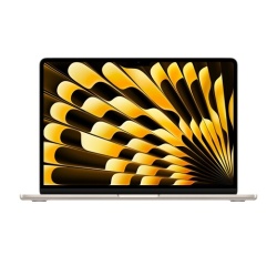 MacBook Apple Air 13" 512 Go SSD 16 Go RAM Puce M3 CPU 8 cœurs GPU 10 cœurs Lumière Stellaire 2024 Reconditionné avec Batterie neuve