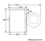 Lave-linge séchant Siemens WN54C2A0FR Blanc