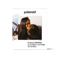 Consommable pour imprimante photo Polaroid Pack de 3 Cartouches de papier Hi-Print 3x3 30 feuilles