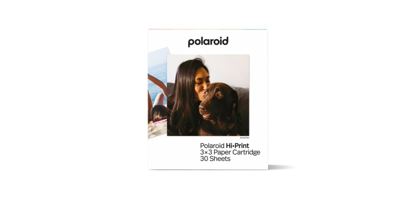 Consommable pour imprimante photo Polaroid Pack de 3 Cartouches de papier Hi-Print 3x3 30 feuilles