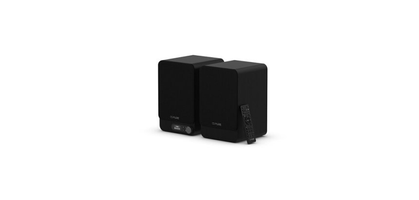 Enceinte connectée Hifi Pure Classic Active Noir vendues par paire