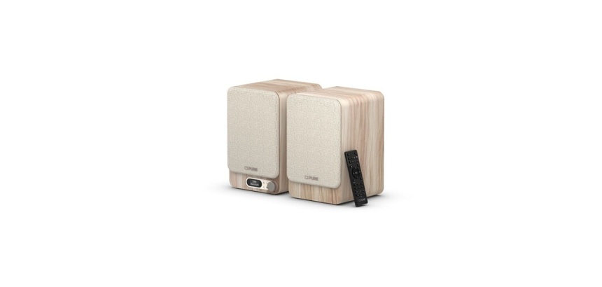 Enceinte connectée Hifi Pure Classic Active Blanc Coton vendues par paire