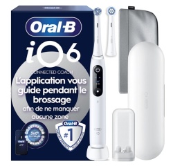 Brosse à dents électrique Oral B iO6 Séries White Luxe Edition