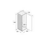 Congélateur armoire Asko RFF586KNCB1 Noir