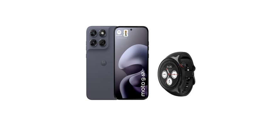 Smartphone Motorola Pack G67 4/256 Go Gris artic seal + Watch Noir