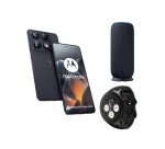 Smartphone Motorola Pack Signature 512Go Bleu Carbon + Sound Flow + Watch noire