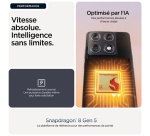 Smartphone Motorola Pack Signature 512Go Bleu Carbon + Sound Flow + Watch noire