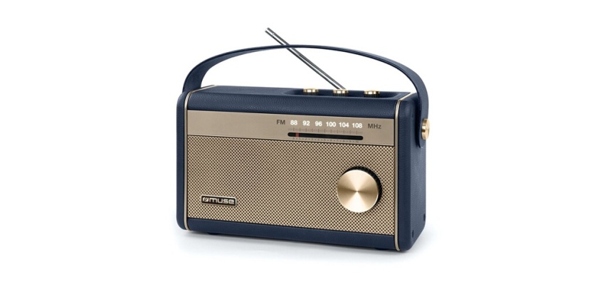 Radio Muse Bluetooth Portable Muse M-098 NB Noir et Or