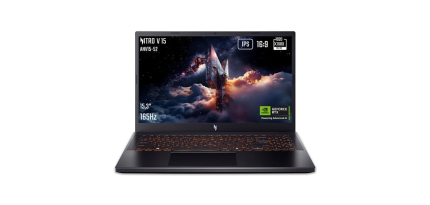 PC portable Acer gaming Nitro V 15 15.6" 165 Hz Intel Core i5 32 Go RAM 512 Go SSD Nvidia GeForce RTX 5050 Noir
