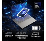 PC portable Acer Swift 16 AI SF16-71T-99D5 16" Ecran tactile Copilot+PC Intel Core Ultra X9 32 Go RAM 1 To SSD Gris