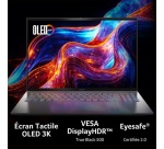 PC portable Acer Swift 16 AI SF16-71T-99D5 16" Ecran tactile Copilot+PC Intel Core Ultra X9 32 Go RAM 1 To SSD Gris